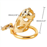 Chinese Zodiac Cock Cage Pig - GOLD